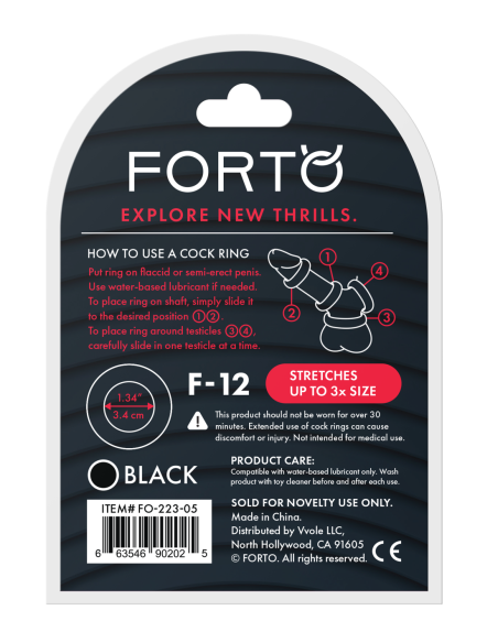 FORTO F-12 35MM C-RING BLACK