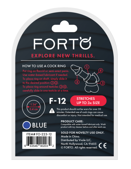 FORTO F-12 35MM C-RING AZUL