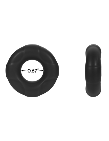 FORTO F-33 17MM C-RING PEQUEÑO NEGRO