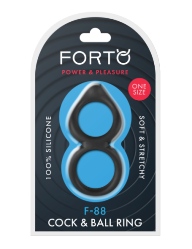 FORTO F-88 DOBLE ANILLO NEGRO