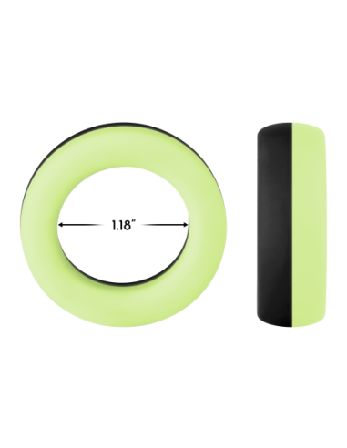 FORTO F-19 2 TONE C-RING BLACK AND GLOW