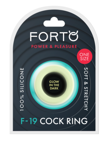 FORTO F-19 2 TONE C-RING BLACK AND GLOW