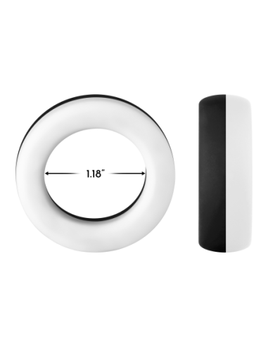 FORTO F-19 2 TONE C-RING BLACK AND WHITE