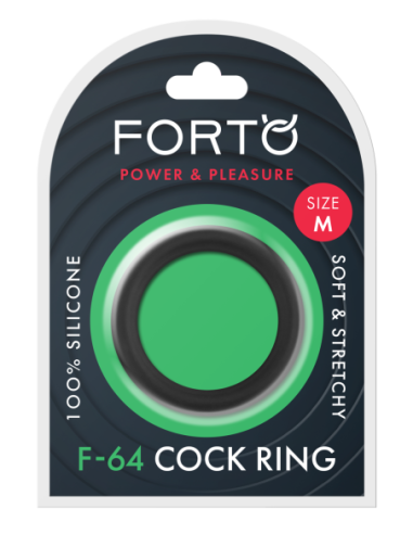 FORTO F-64 45MM RING WIDE MEDIUM BLACK