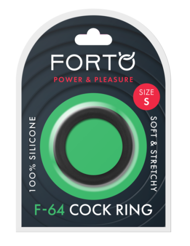 FORTO F-64 ANILLO DE 40 MM DE ANCHO PEQUEÑO NEGRO