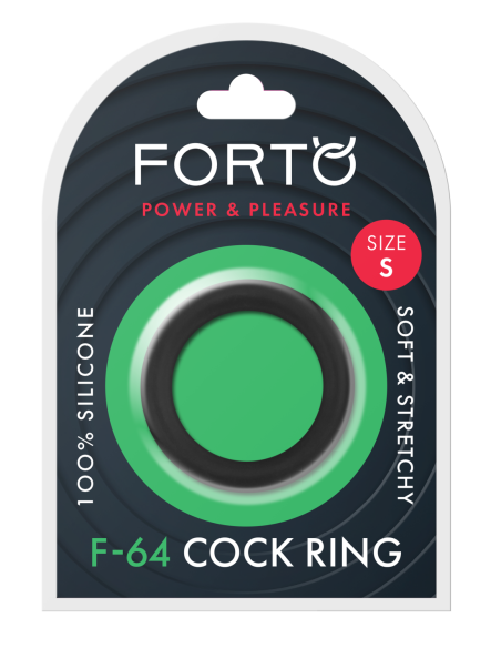 FORTO F-64 ANILLO DE 40 MM DE ANCHO PEQUEÑO NEGRO