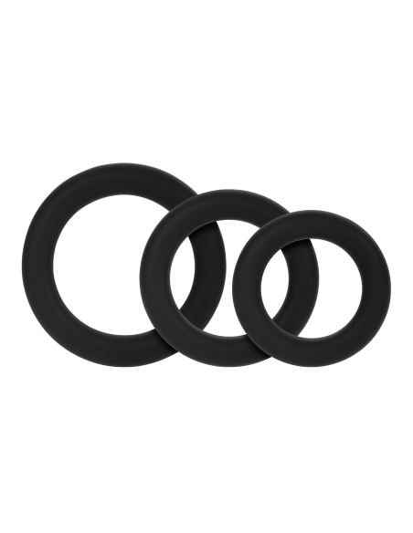 FORTO F-61 3 PIECE C-RING SET BLACK