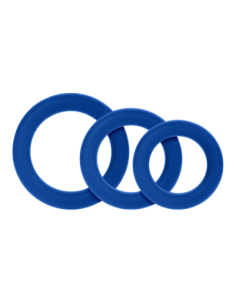 FORTO F-61 JUEGO DE ANILLOS EN C DE 3 PIEZAS ROJO