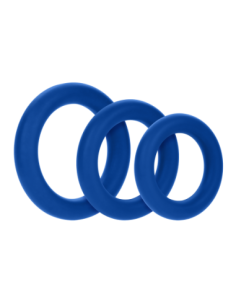 FORTO F-61 JUEGO DE ANILLOS EN C DE 3 PIEZAS ROJO 2