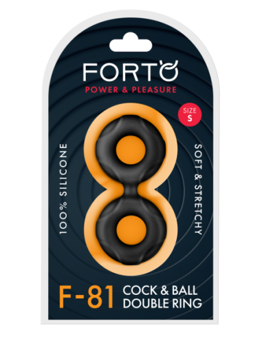 FORTO F-81 DOUBLE RING 44MM BLACK