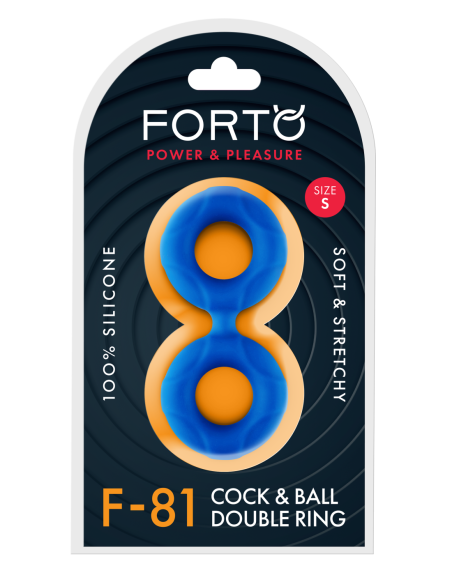 FORTO F-81 DOBLE ANILLO 44MM AZUL