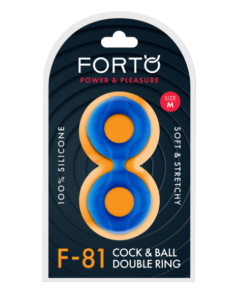 FORTO F-81 DOUBLE RING 47MM BLUE