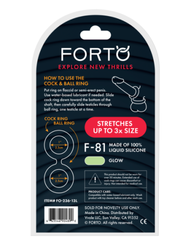 FORTO F-81 DOUBLE RING 51MM GLOW