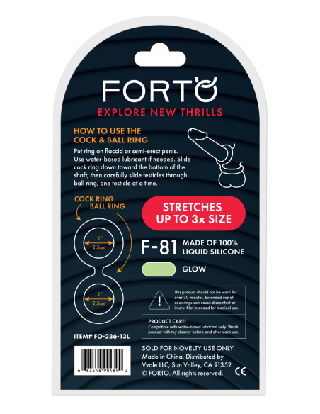 FORTO F-81 DOBLE ANILLO 51MM BRILLO