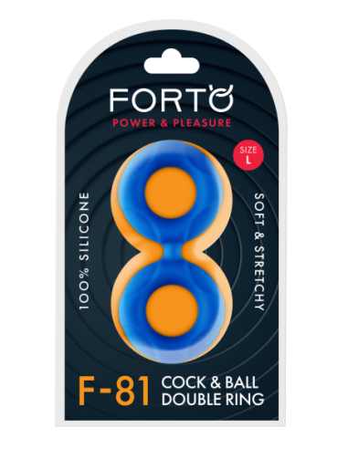 FORTO F-81 DOUBLE RING 51MM BLUE