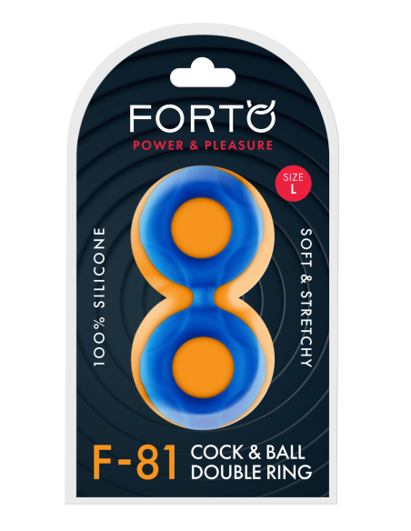 FORTO F-81 DOUBLE RING 51MM BLUE