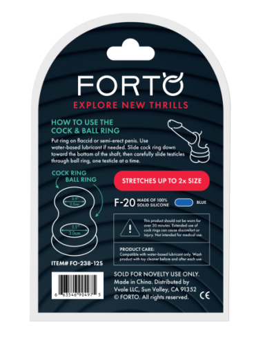 FORTO F-20 BALLS STRETCHER SMALL BLUE
