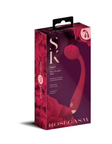 SECRET KISSES ROSEGASM ROSA VIBRADORA TALLO LARGO