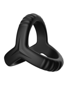 FORTO F-59 TRI COCK AND BALL RING BLACK