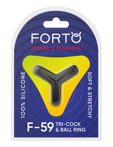FORTO F-59 TRI COCK Y ANILLO DE BOLA NEGRO