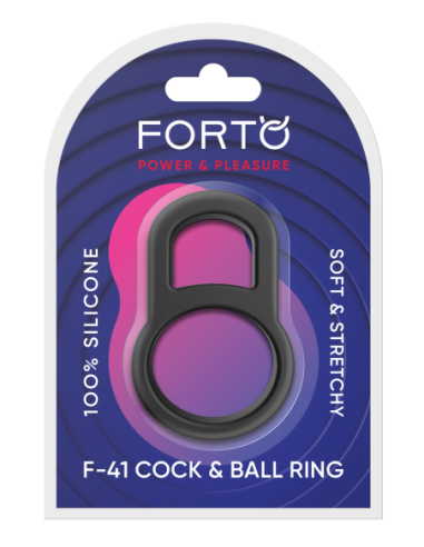 FORTO F-41 LOCK COCK AND BALL RING BLACK