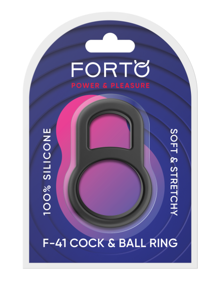 FORTO F-41 LOCK COCK AND BALL RING BLACK