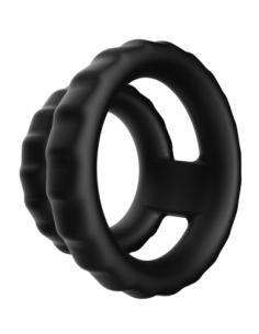 FORTO F-43 TIERED COCK AND BALL RING BLACK 2