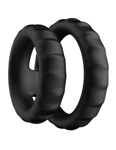 FORTO F-43 TIERED COCK AND BALL RING BLACK