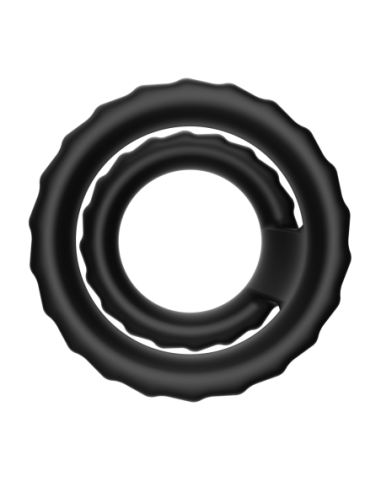 FORTO F-43 TIERED COCK AND BALL RING BLACK