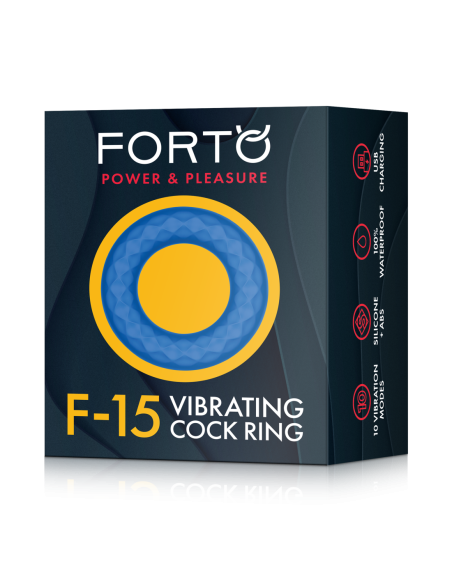 FORTO F-15 VIBRATING COCKRING BLUE
