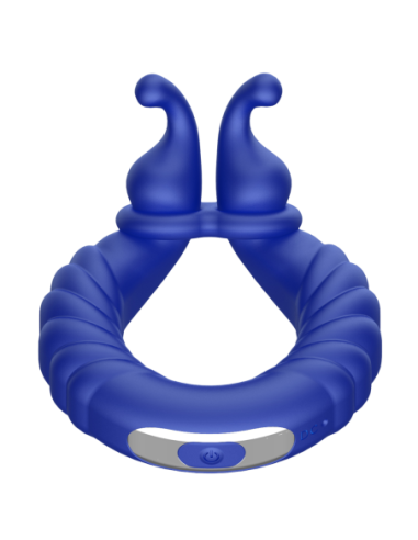 FORTO F-24 TEXTURED VIBRATING COCKRING BLUE