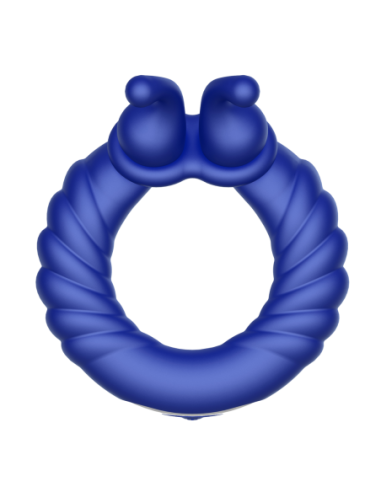 FORTO F-24 TEXTURED VIBRATING COCKRING BLUE
