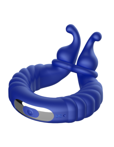 FORTO F-24 ANILLO VIBRADOR TEXTURIZADO AZUL