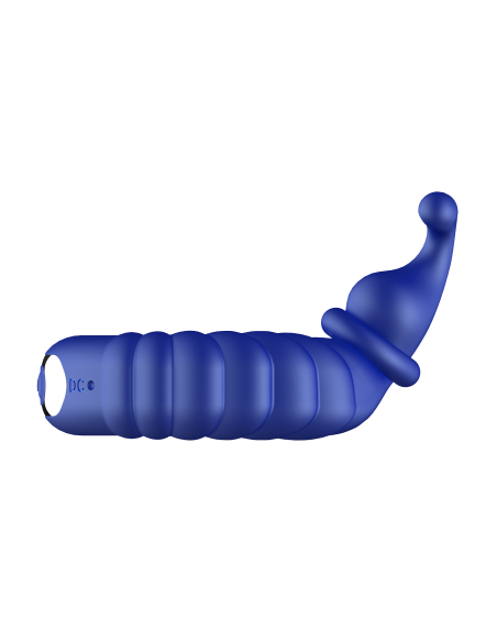 FORTO F-24 ANILLO VIBRADOR TEXTURIZADO AZUL