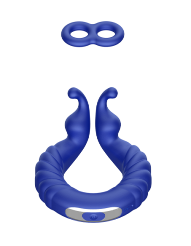FORTO F-24 ANILLO VIBRADOR TEXTURIZADO AZUL