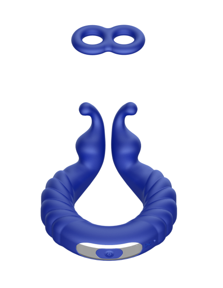 FORTO F-24 ANILLO VIBRADOR TEXTURIZADO AZUL
