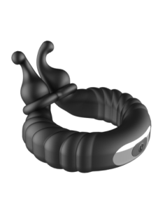 FORTO F-24 TEXTURED VIBRATING COCKRING BLACK