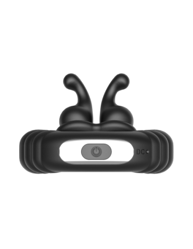 FORTO F-24 TEXTURED VIBRATING COCKRING BLACK