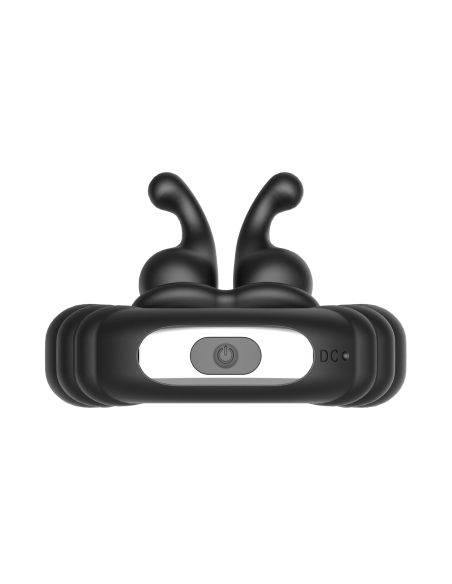 FORTO F-24 TEXTURED VIBRATING COCKRING BLACK