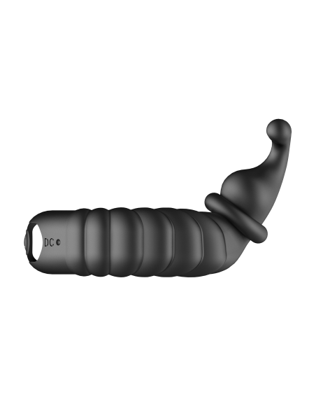 FORTO F-24 ANILLO VIBRADOR TEXTURIZADO NEGRO