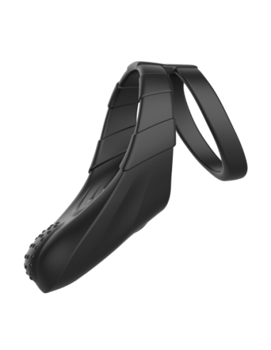 FORTO F-48 PERINEO VIBRADOR DOBLE ANILLO C NEGRO