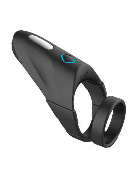 FORTO F-48 PERINEO VIBRADOR DOBLE ANILLO C NEGRO