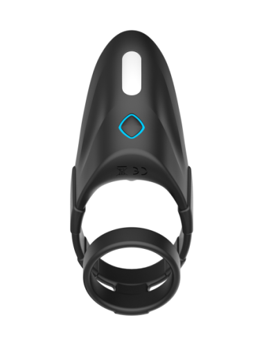 FORTO F-48 PERINEO VIBRADOR DOBLE ANILLO C NEGRO