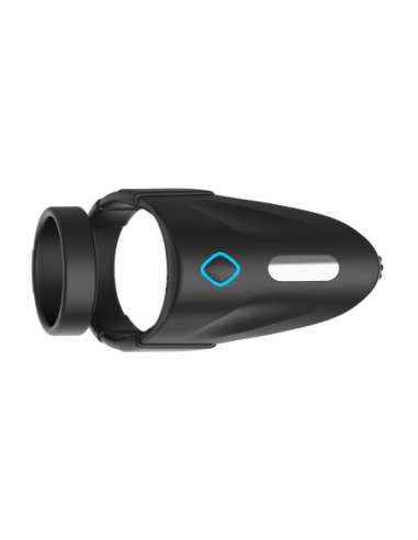 FORTO F-48 PERINEO VIBRADOR DOBLE ANILLO C NEGRO