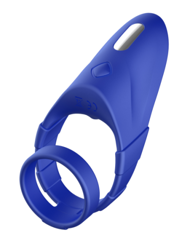 FORTO F-48 PERINEO VIBRADOR DOBLE ANILLO C AZUL