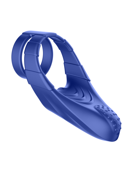 FORTO F-48 PERINEO VIBRADOR DOBLE ANILLO C AZUL