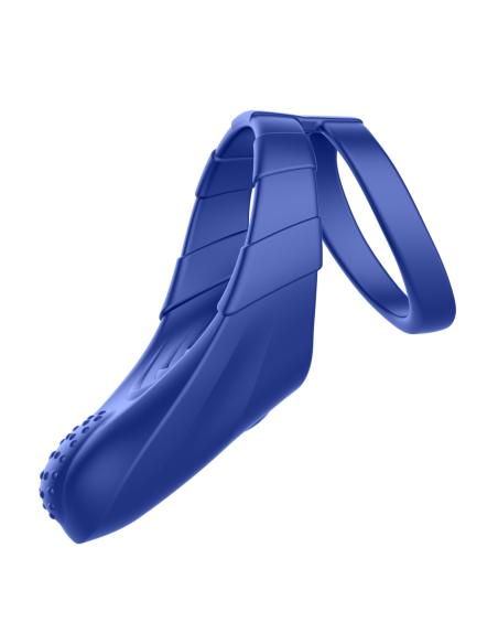FORTO F-48 PERINEO VIBRADOR DOBLE ANILLO C AZUL