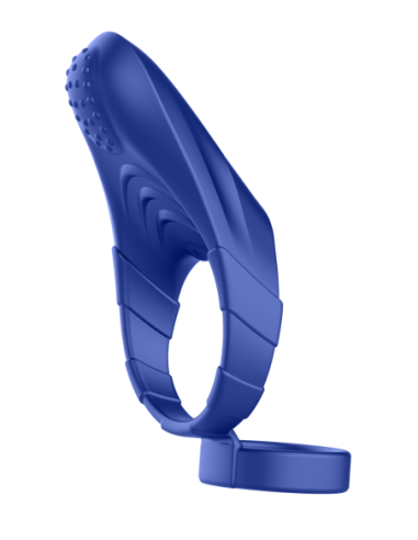 FORTO F-48 VIBRATING PERINEUM DOUBLE C-RING BLUE