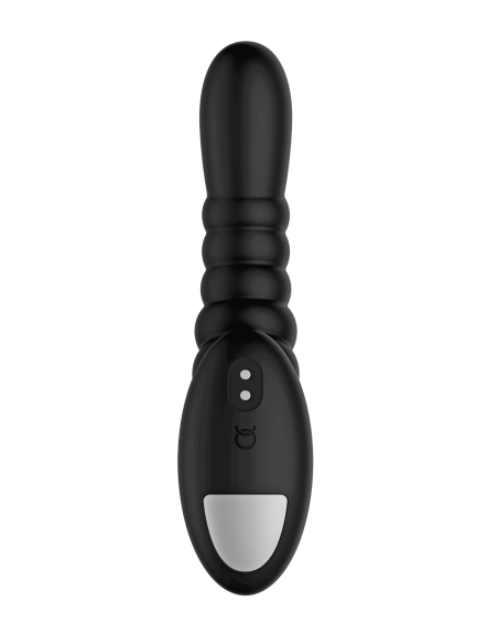 FORTO RIBBED PRO VIBRATING MASSAGER BLACK