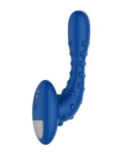 FORTO MASAJEADOR VIBRATORIO PROFESIONAL CON TACHUELAS AZUL